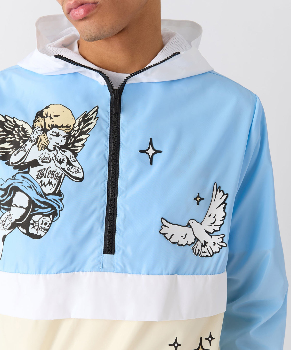 Cherub Flight Anorak Jacket - Light Blue