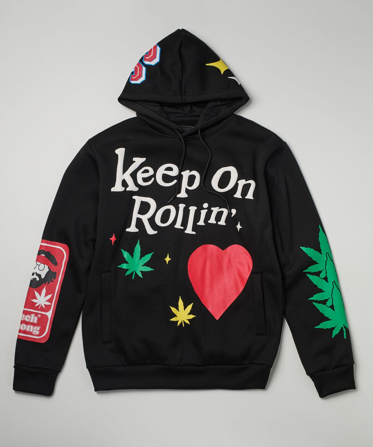 Cheech & Chong Keep On Rollin Hoodie - Black