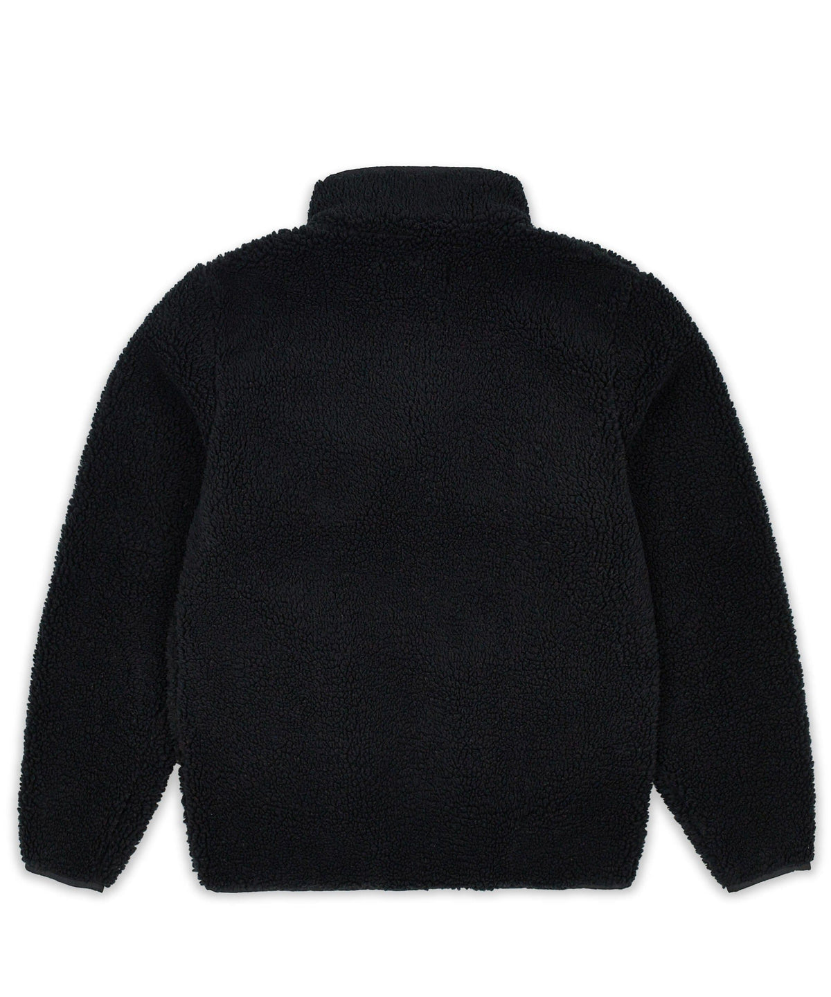 Chenille Patch Sherpa Fleece Zip Up