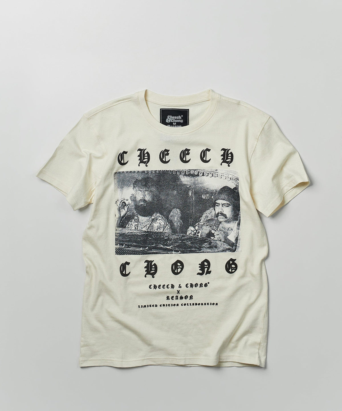 Cheech & Chong Photo Short Sleeve Tee - Cream